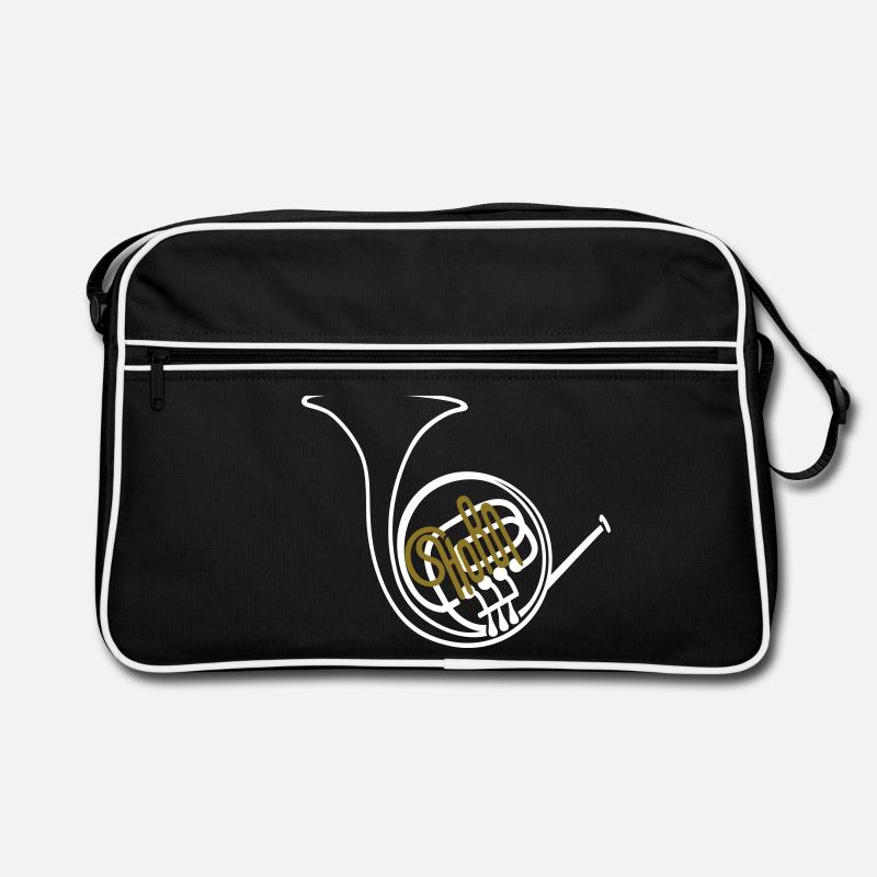 Français Corne II - Sac Retro - noir/blanc