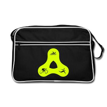 TRI triangle - Retro Bag - black/white - Front