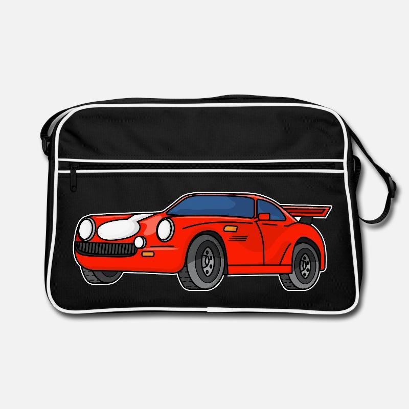 Voitures de sport, courses, voitures de course, voitures, courses Sac Retro