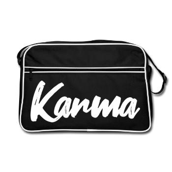 Karma - Retro Bag - black/white - Front