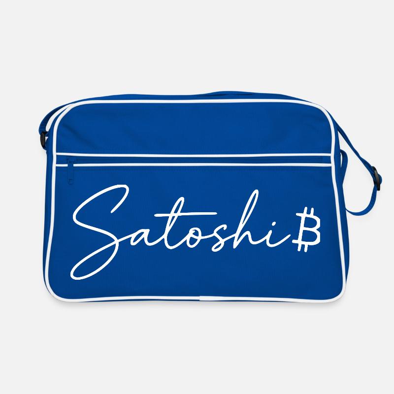 Satoshi Lettering Bitcoin Symbol Script Crypto Sac Retro