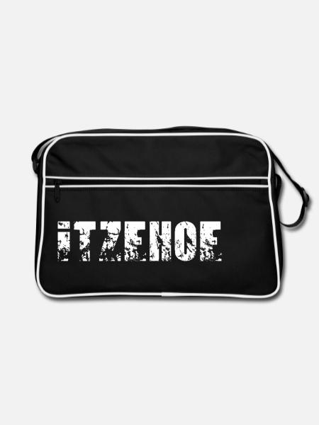 Itzehoe - Retro Tasche - Schwarz/Weiß