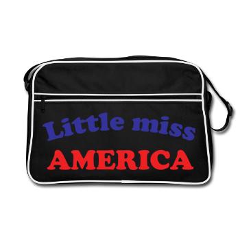 Miss America - Retro Bag - black/white - Front
