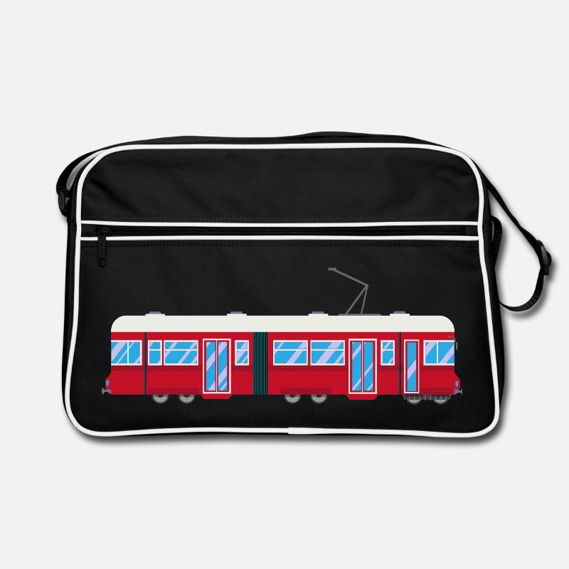 Tram, tramway, train, chemin de fer Sac Retro
