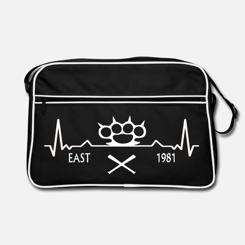 Brass knuckles and baseball bats Retro Bag