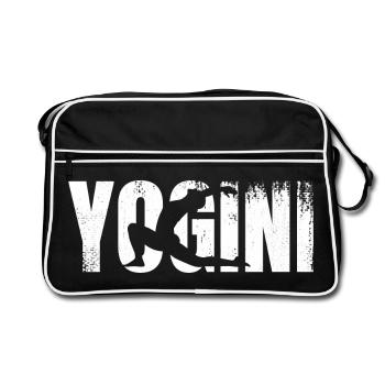 Yogini - Retro Bag - black/white - Front