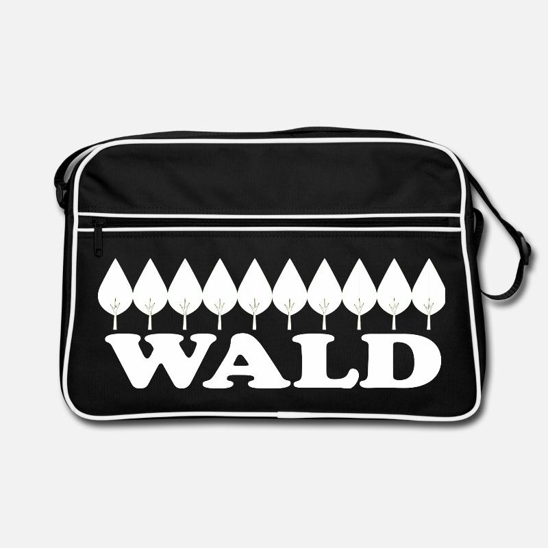 FORÊT - Sac Retro - noir/blanc