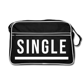 Single Statement Gift - Retro Bag - black/white - Front