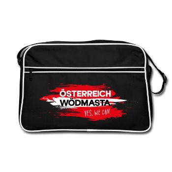 Österreich Wödmasta Yes We Can Fußball - Sac Retro - noir/blanc - Devant