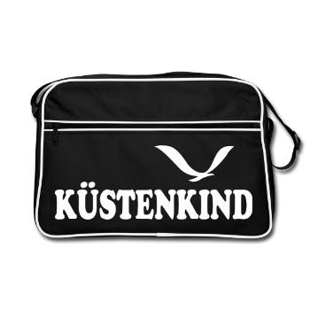Enfant côtier - Sac Retro - noir/blanc - Devant