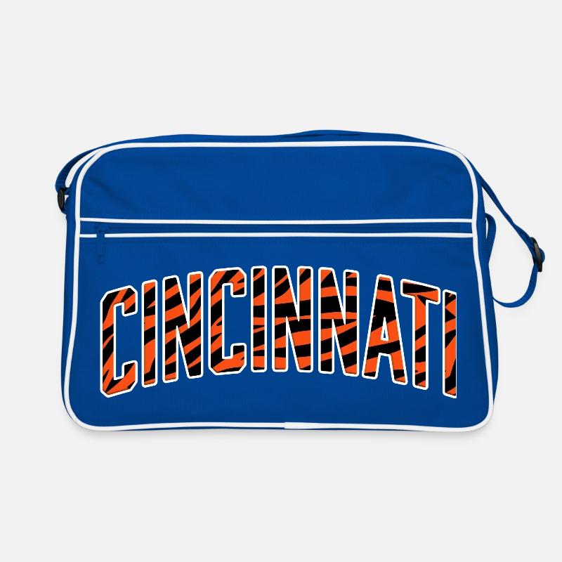 Cincinnati Tiger Stripe Retro Tasche