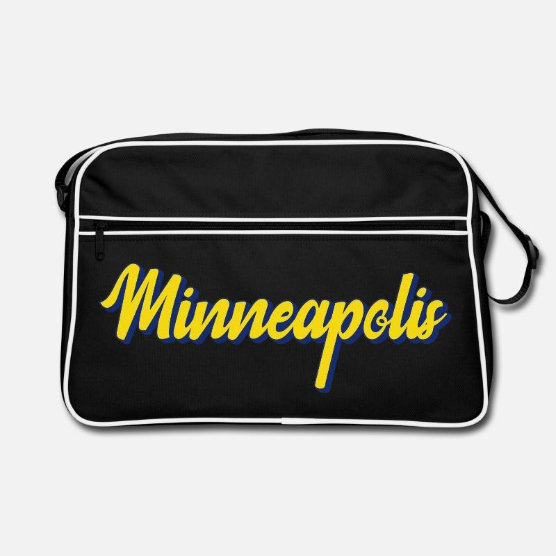 Minneapolis Script City Pride Retro Tasche
