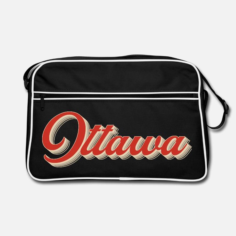 Lettrage Calgary Canada – Typographie rétro Sac Retro
