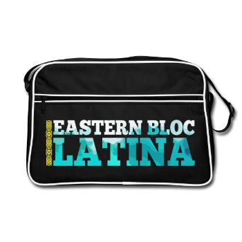 Eastern Bloc Latina Kazakhstan Kazakhstan Gift - Retro Bag - black/white - Front