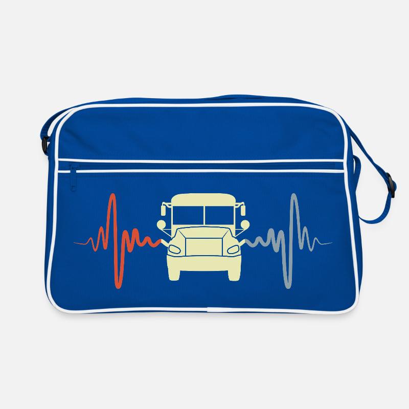 Oldtimer Bus EKG Retro Tasche