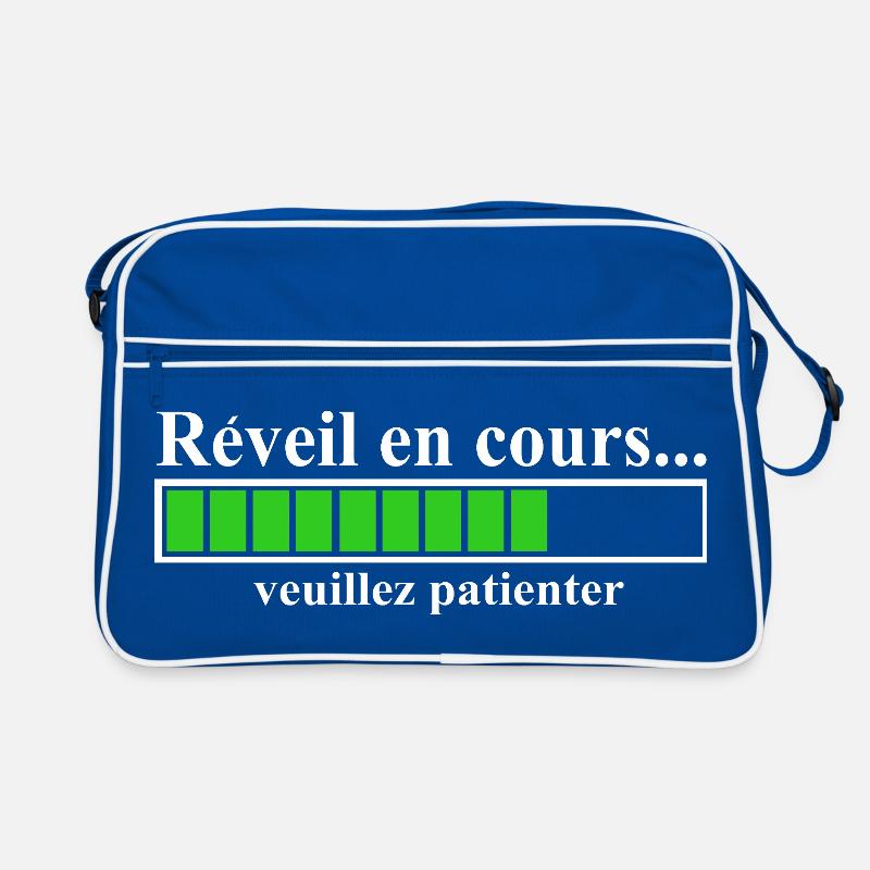 Charging Display Alarm Clock in Progress Retro Bag