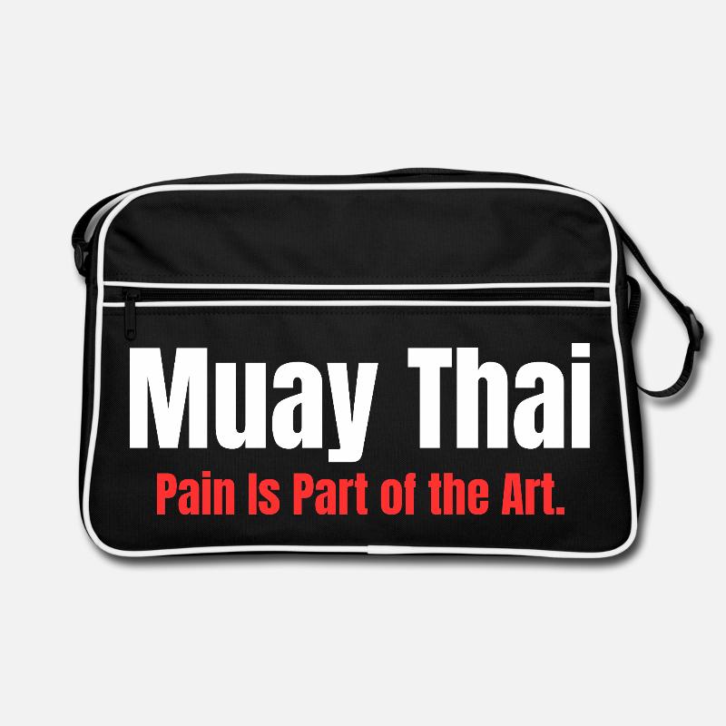 Acht Gliedmaßen. One Mind. | Muay Thai Retro Tasche