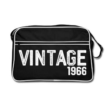 vintage 1966 - Sac Retro - noir/blanc - Devant