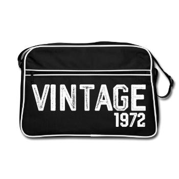 vintage 1972 - Sac Retro - noir/blanc - Devant