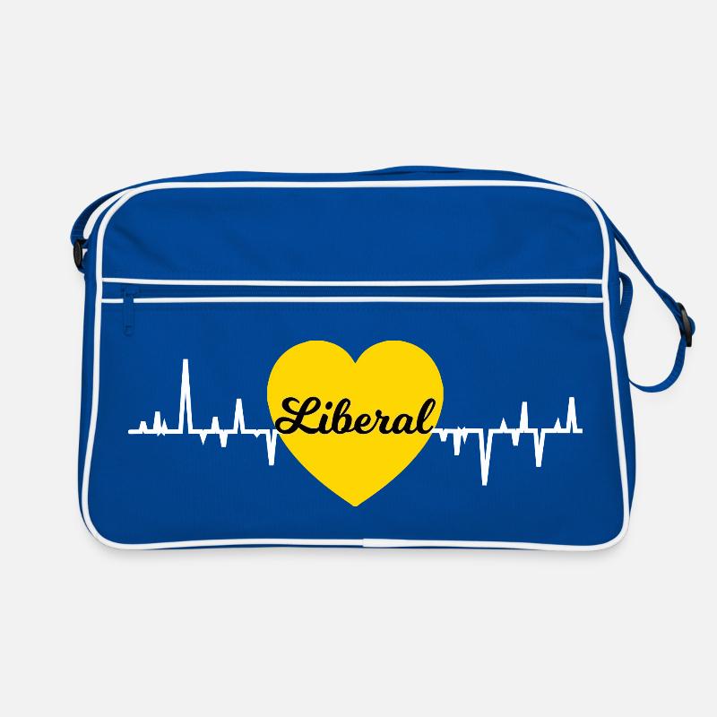 Le coeur libéral Sac Retro