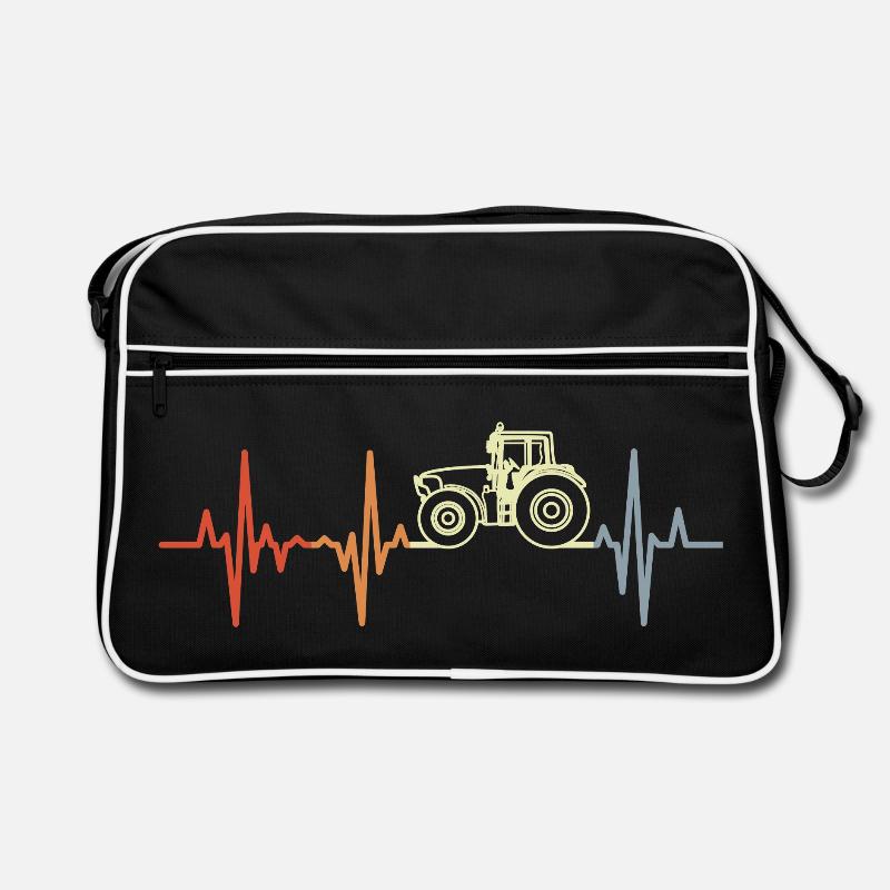 Retro Traktor EKG Retro Tasche