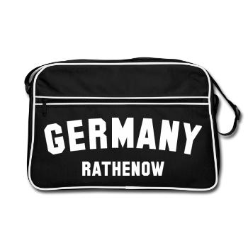 RATHENOW, Allemagne - Sac Retro - noir/blanc - Devant
