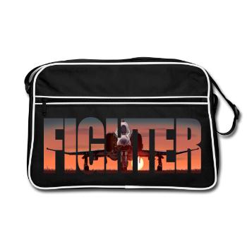 Fighter F-4 Phantom - Retro Bag - black/white - Front