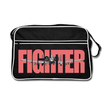Chasseur A-10 Thunderbolt II - Sac Retro - noir/blanc - Devant