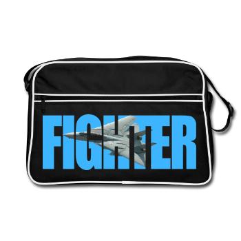 Fighter F-14 Tomcat - Retro Bag - black/white - Front