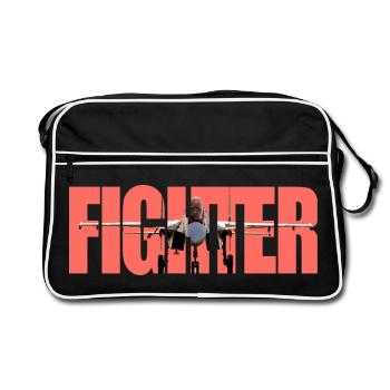 Fighter Su-30SM - Retro Bag - black/white - Front