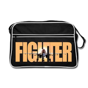 Fighter Su-30SM - Retro Bag - black/white - Front