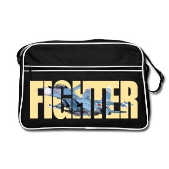 Fighter Su-30SM - Retro Bag - black/white - Front