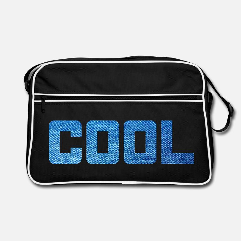 Cool Jeans Pattern Party Stylish Statement Vibes Retro Bag