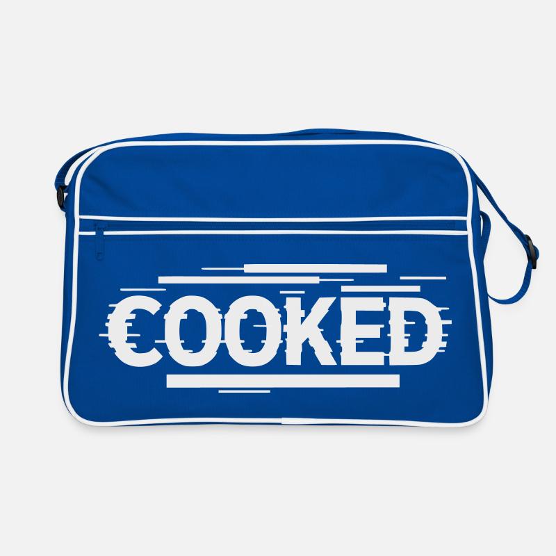 Cooked - Self-Ironic Font Retro Bag