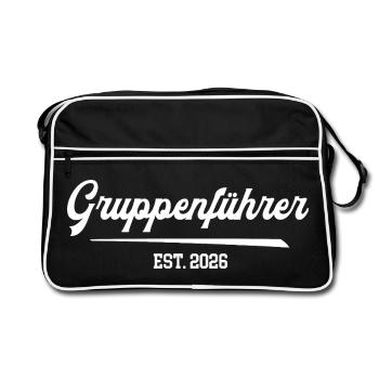 Group Leader Group Leader Team Leader 2025 - Retro Bag - black/white - Front