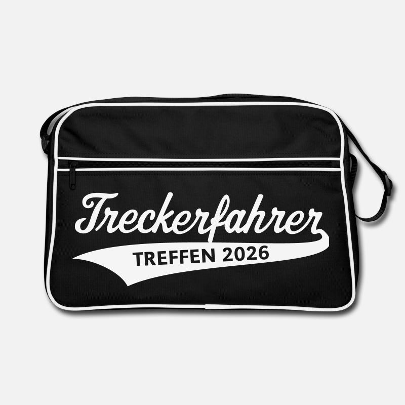Treckerfahrer – Treffen 2026 (Trecker Traktor / W) Retro Tasche