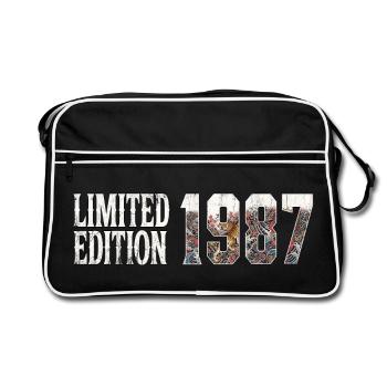 Édition limitée 1987 Tattoo Chinese Dragon - Sac Retro - noir/blanc - Devant