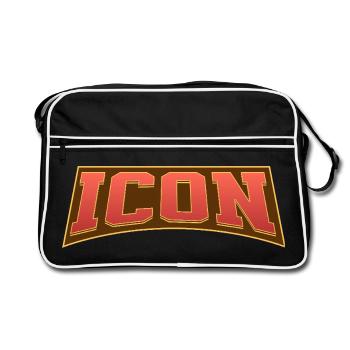 Icon - Retro Bag - black/white - Front