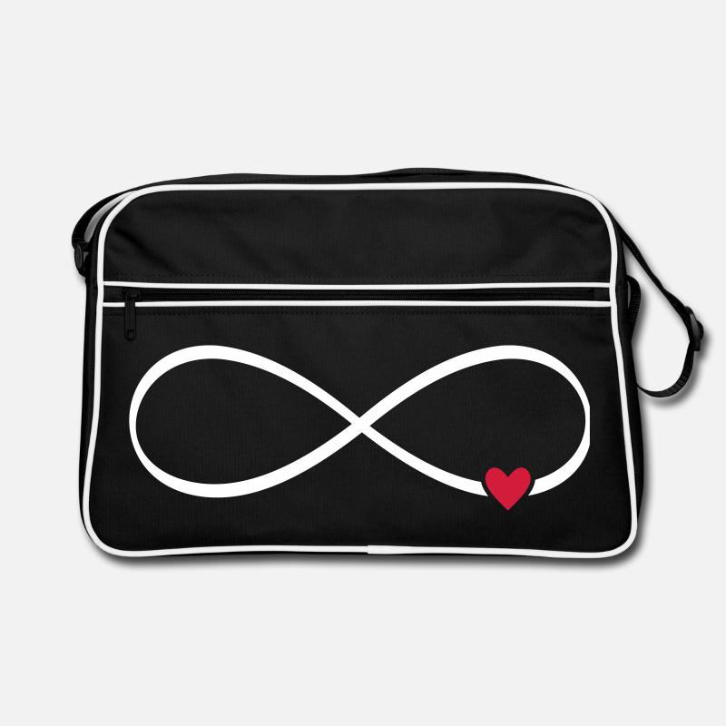 Signe d’Infini Cœur Amour Lemniscate Sac Retro