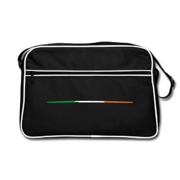 tricolore IRL - Retro Bag - black/white - Front