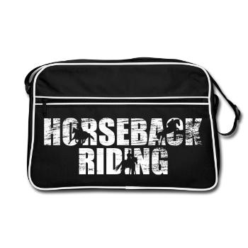 Équitation - Sac Retro - noir/blanc - Devant