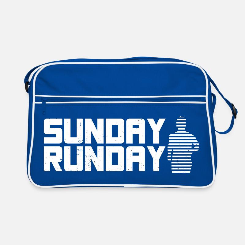 Marathon Runner Sunday Runday Running Retro Tasche
