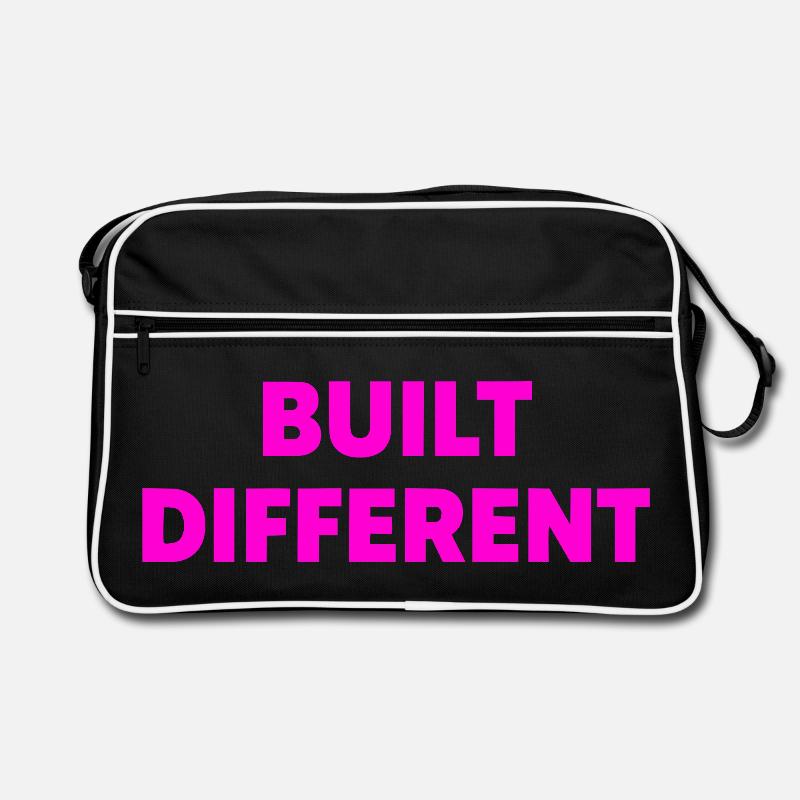 Typographie construite différemment Sac Retro