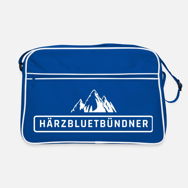 Härzbluetbündner, proud Graubünden native Retro Bag