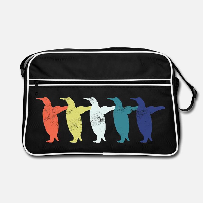 Pinguin Pinguine Retro Tasche