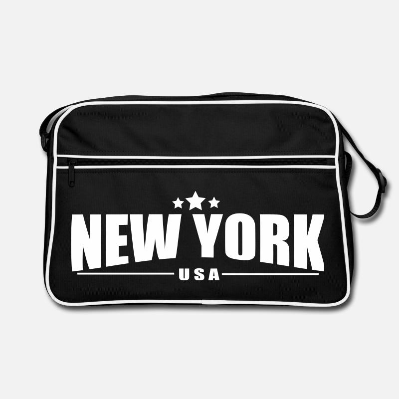 New York USA Retro Tasche