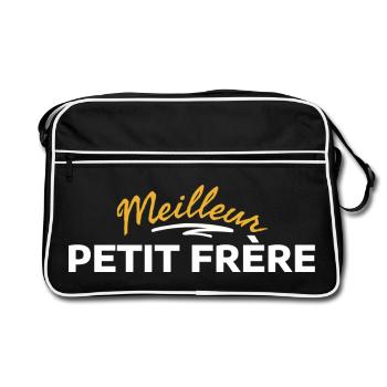 Cousin Frère Avec Motifs Éclatants - Sac Retro - noir/blanc - Devant