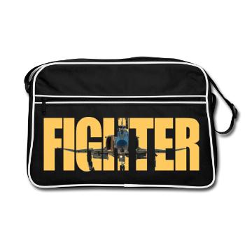 Fighter F-4 Phantom - Retro Bag - black/white - Front
