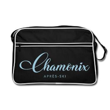 Chamonix Après Ski - Retro Bag - black/white - Front