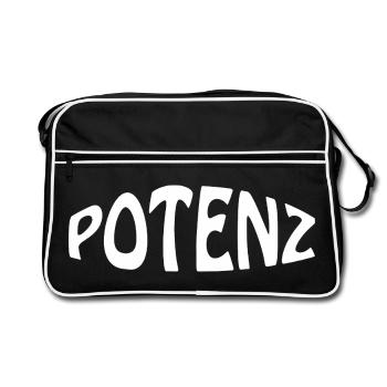 Power - Retro Bag - black/white - Front